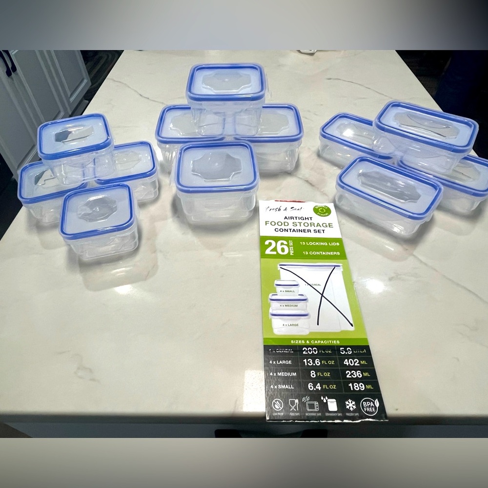 Airtight Clear Storage Containers